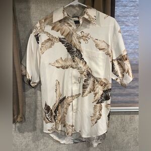 Nautica Men's 100% Silk Dress Shirt